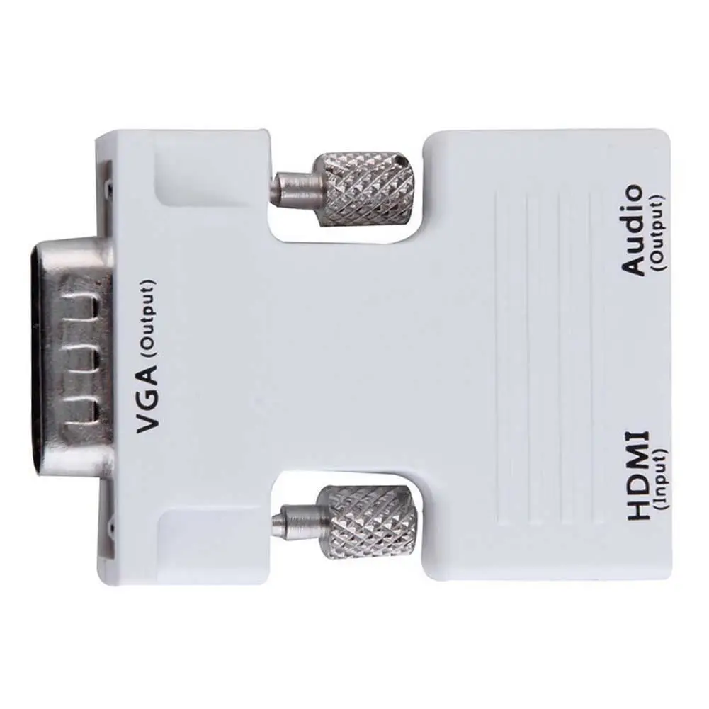 HDMI Женский в VGA Мужской конвертер + аудио адаптер Поддержка 1080P выход сигнала W hdmi av