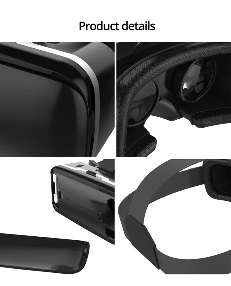 VR Очки виртуальной реальности 3D VR гарнитура шлем для 4,7-" смартфонов 3D VR коробка захватывающий просмотр и игры