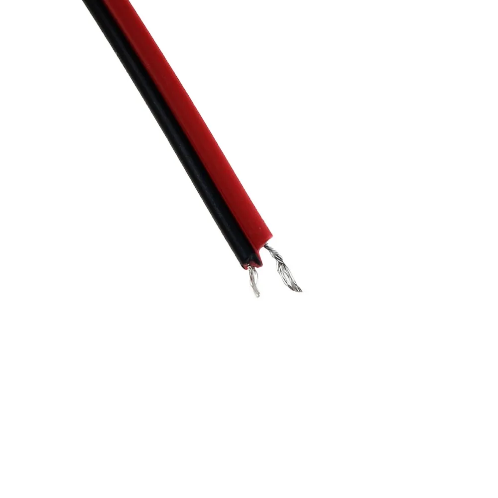 2 Pin 22AWG канала Светодиодная лента удлинительная проволока КАБЕЛЬНАЯ