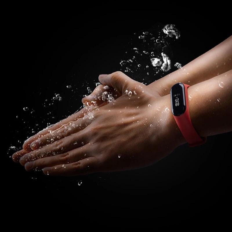 Оригинальный Смарт браслет Xiaomi Mi Band 3 цветной ремешок на запястье пульсометр