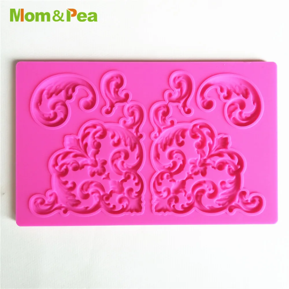 Mom & Pea GX266 силиконовая форма в форме цветка для украшения торта помадки 3D пищевых