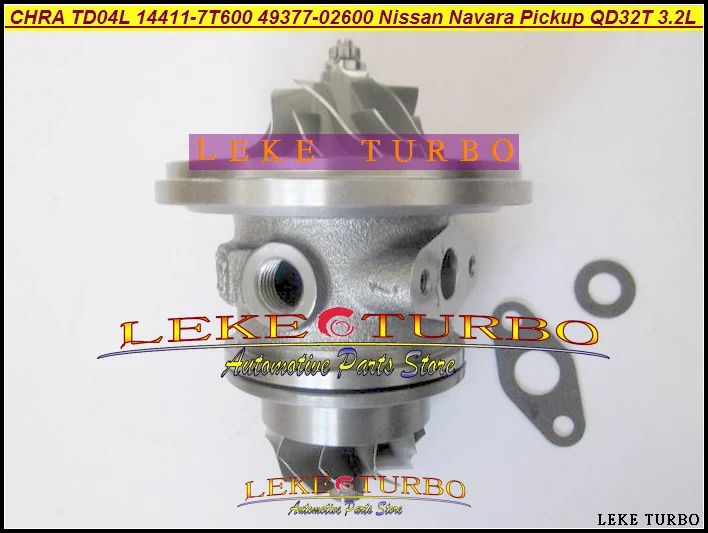 Турбокартридж сердечник CHRA TD04L 14411-7T600 49377-02600 49377 02600 для Nissan Navara пикап D22 TD27 NS25 QD32 QD32T