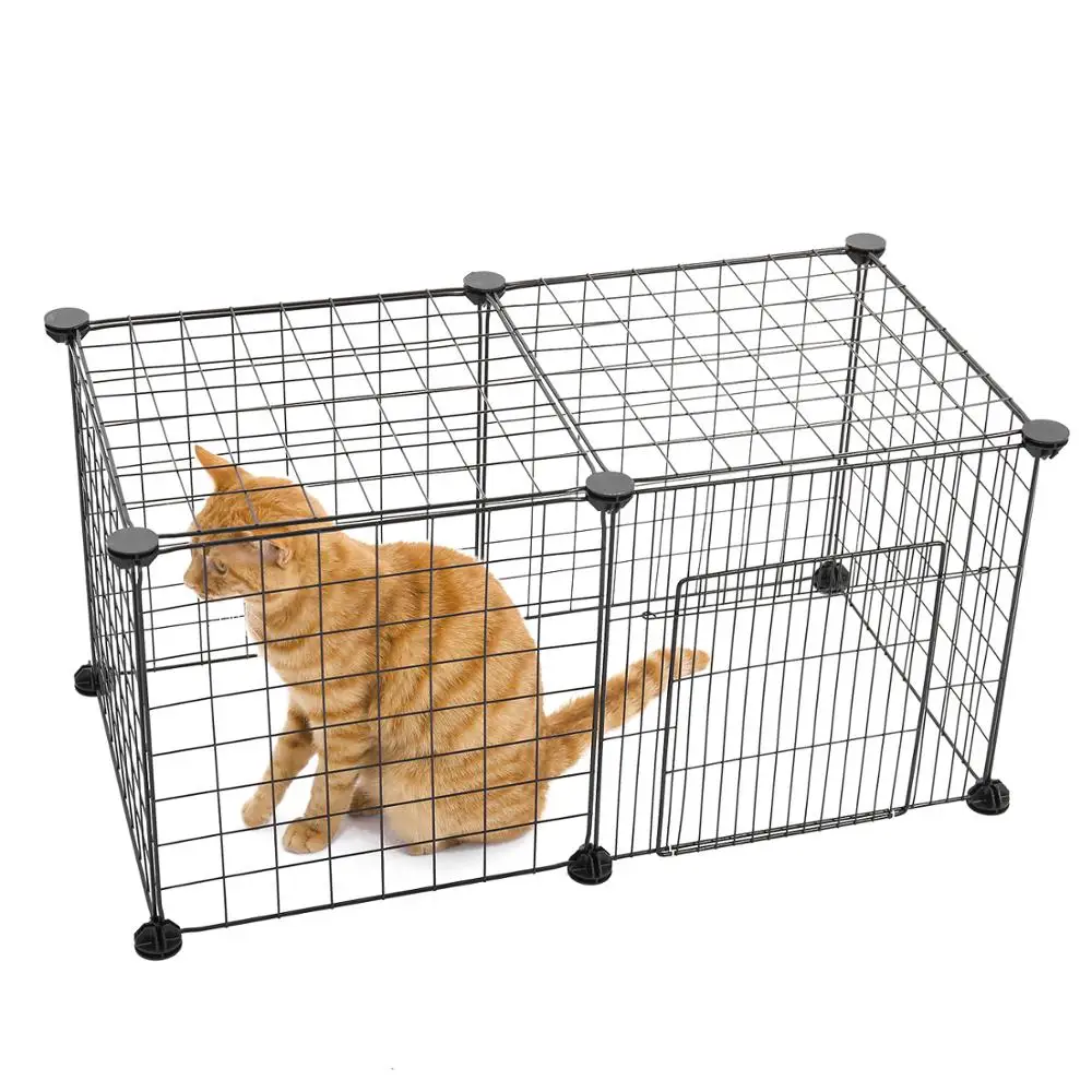 Складной манеж для питомцев сделай сам железный забор клетка щенков кошек