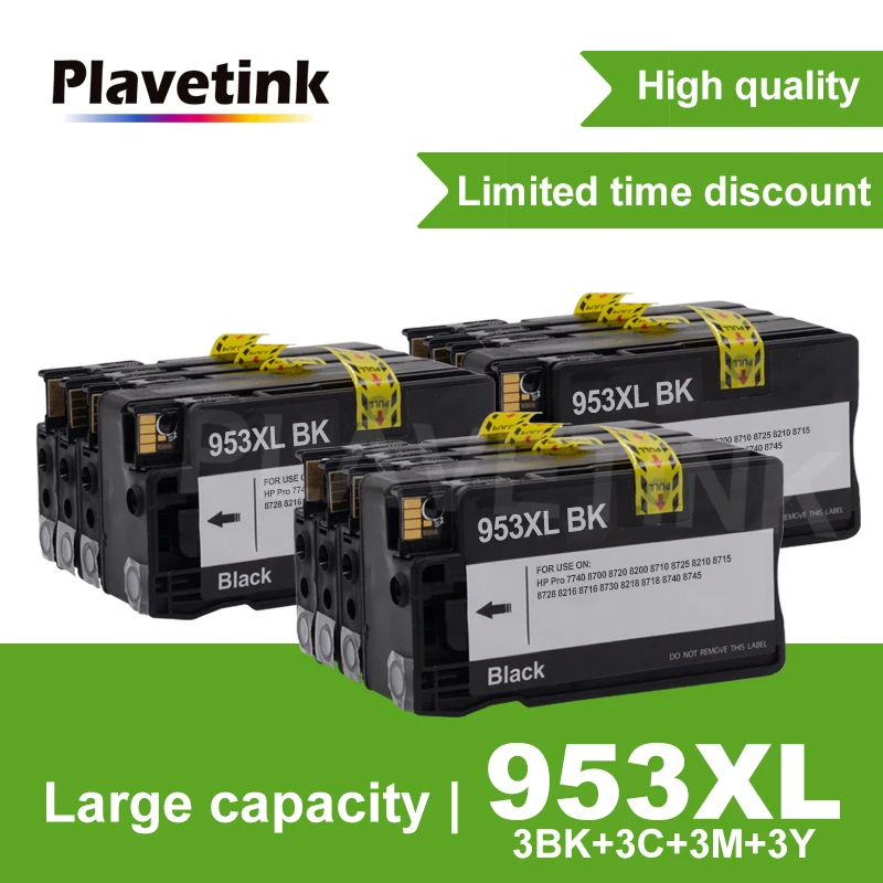 Замена чернильного картриджа 953XL для HP 953 HP953 XL OfficeJet Pro 7740 8210 8710 принтер все в одном
