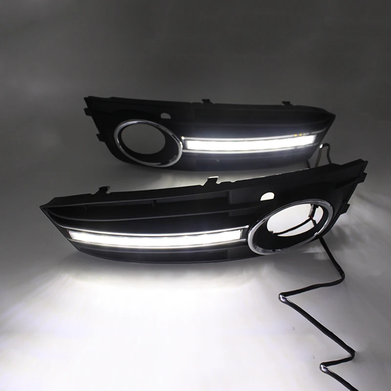 

Car DRL Fog Lamp for AUDI A4 09-12 LED Driving Daytime Running Light with Dimmed Function Free Shipping