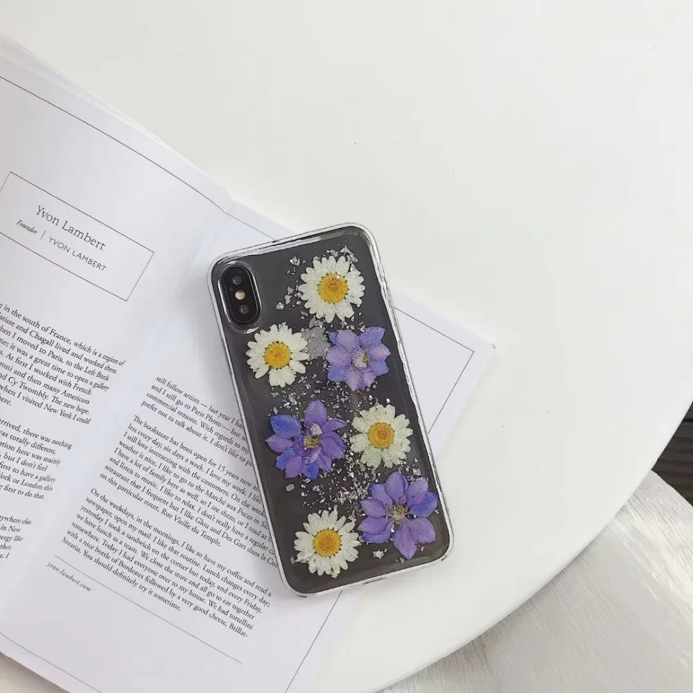 Чехол Hazy beauty для iphone X 6S прозрачный силиконовый мягкий ТПУ чехол с цветочным