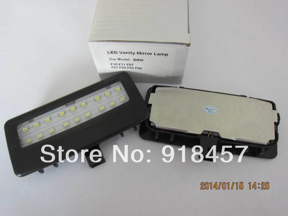 Светодиодный солнцезащитный козырек 2X18SMD светильник BMW F10 F11 F07 F01 F02 F03 F04 5 7