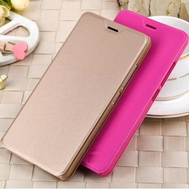 Роскошный умный флип чехол из искусственной кожи для Xiaomi Redmi Note 4 Pro с функцией