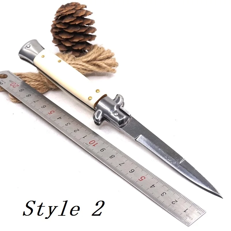 Style 2 Складной карманный нож, тактический нож для выживания, походные охотничьи ножи, инструменты для защиты, многофункциональный инструмент - Цвет: Style 2