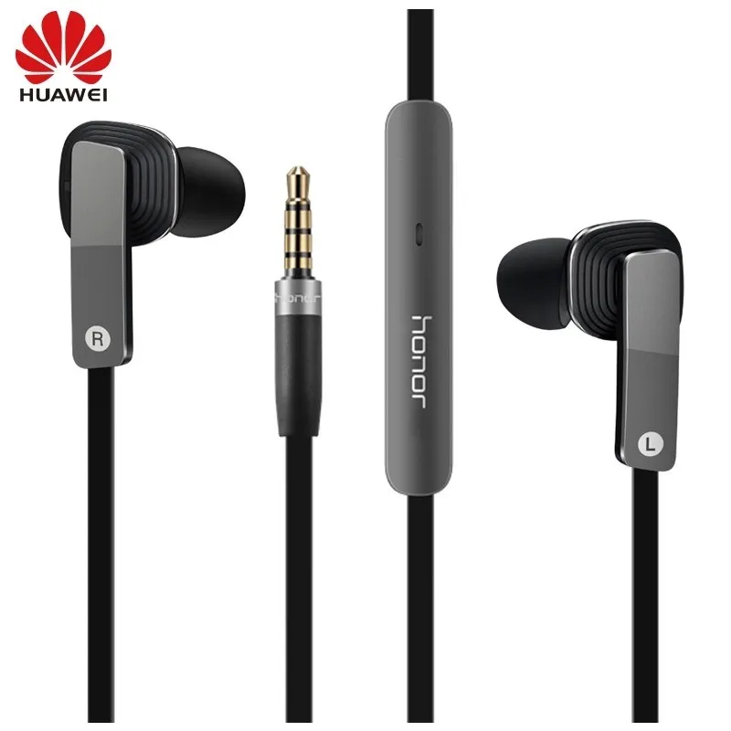 Оригинальные наушники Huawei honor AM175 металлические вкладыши с микрофоном и пультом