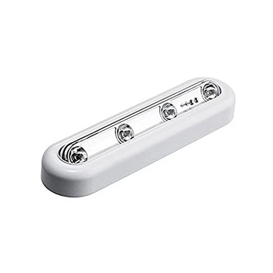 Фирменная Новинка 2 шт. светодио дный 4 LED холодный белый свет сенсорный для