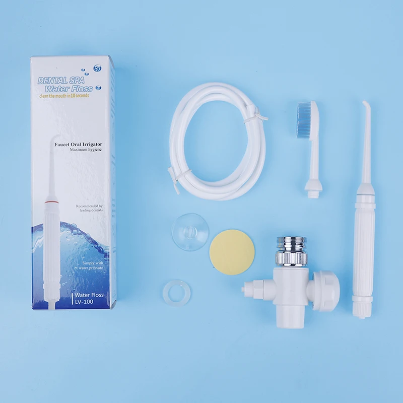 Кран струя воды зубная щетка Flosser Стоматологические Инструменты Уход за полостью рта струя воды Стоматологический Ирригатор Flosser очиститель зубов