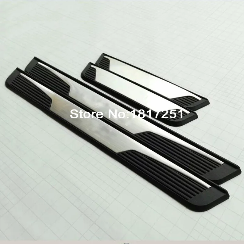 Высококачественная Накладка на порог из нержавеющей стали приветственная