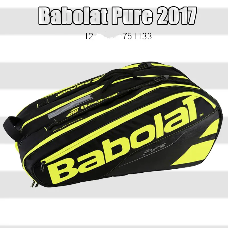Оригинальная Профессиональная теннисная сумка Babolat Pure Aero для 6 Ракеток | Спорт и