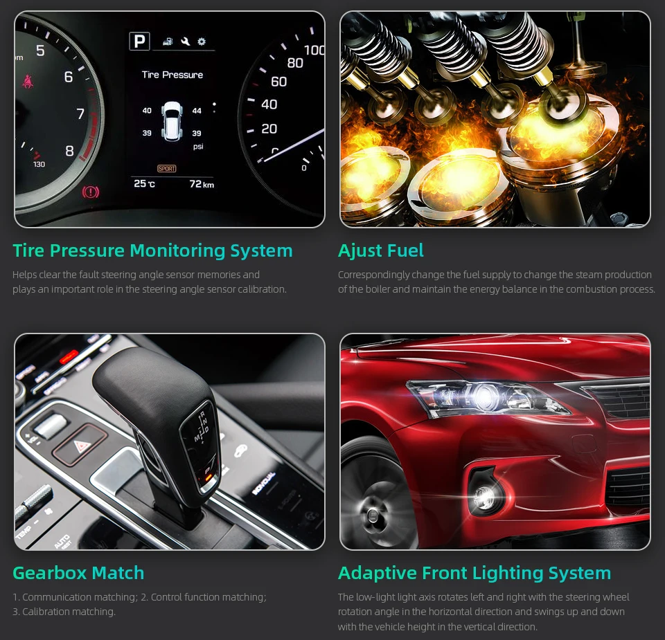 VDIAGTOOL VT360 OBDII Автомобильный диагностический инструмент ABS подушка безопасности SAS BRT EPB DPF TPA TPMS Immo сброс масла инжектор OBD2 автомобильный сканер