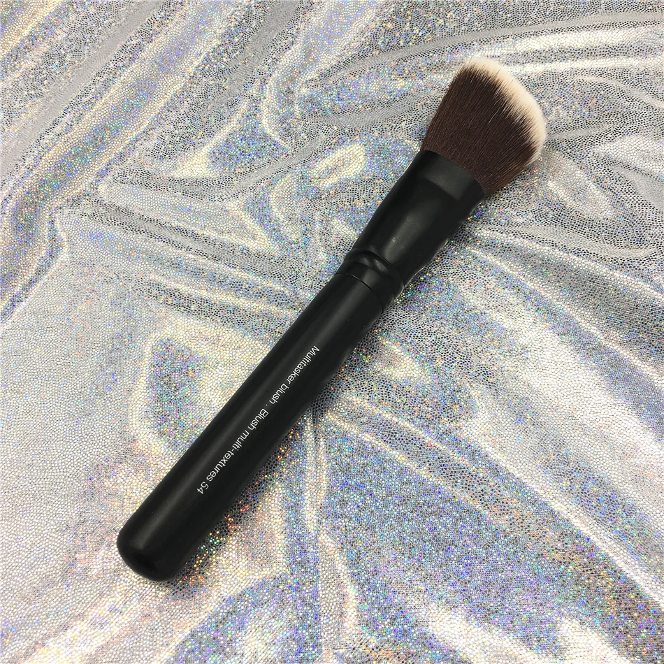 Угловая Кисть для румян Matte Black #54 многоцелевой Профессиональный бронзер с одним