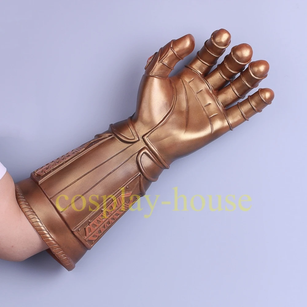 Cosplay Infinity Gauntlet перчатки Таноса Gold Stud Хэллоуин Prop New|halloween props|halloween cosplayhalloween gloves |