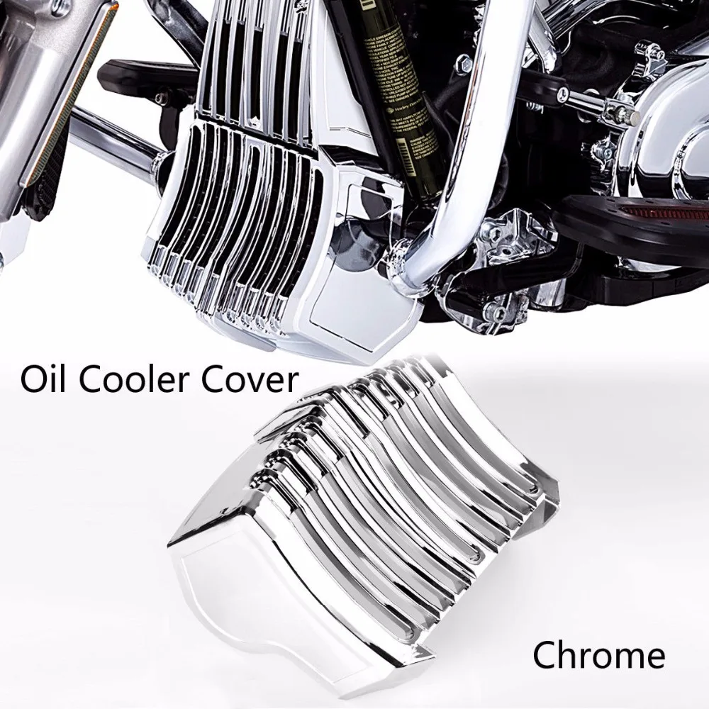 Хромированная прецизионная Крышка масляного охладителя для Harley Touring Street Glide Road King