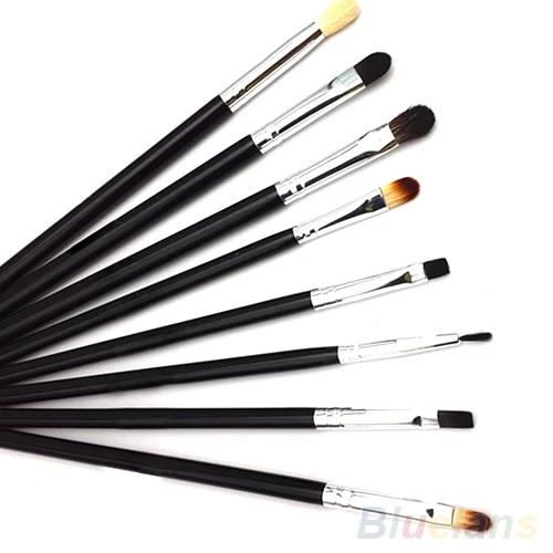 2016 8X Pro Основные Глаз Кисти Набор Смесь Тени Для Век Угловой Подводка Курил Макияж