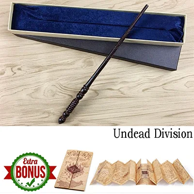 Металлический сердечник Newt Wand Grindelwald Wand с фантастическими животными палочки, где найти их волшебная палочка Рождественский подарок с коробкой - Цвет: Undead Division