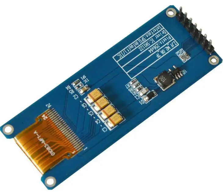 Maithoga 2,08 дюймов 7PIN SPI синий oled-экран с адаптером SH1122 Драйвер IC 256*64 IIC интерфейс