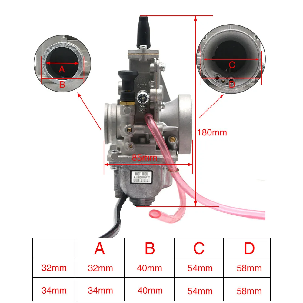 Мотоциклетный карбюратор Mikuni TM28mm TM30mm TM32mm TM34mm TM38mm для Kawasaki KX250 | Автомобили и