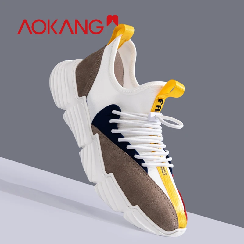 AOKANG/2019 Новое поступление мужская повседневная обувь светильник мужские туфли из