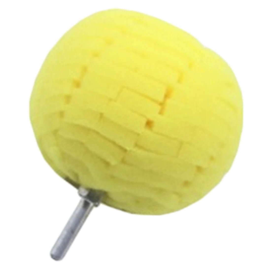 Отделочный коврик Buff1PC практичный мягкий "(80 мм) полировальный шар полировальный коврик буфера для полировки автомобиля полировщик красочные авто инструменты - Цвет: Цвет: желтый