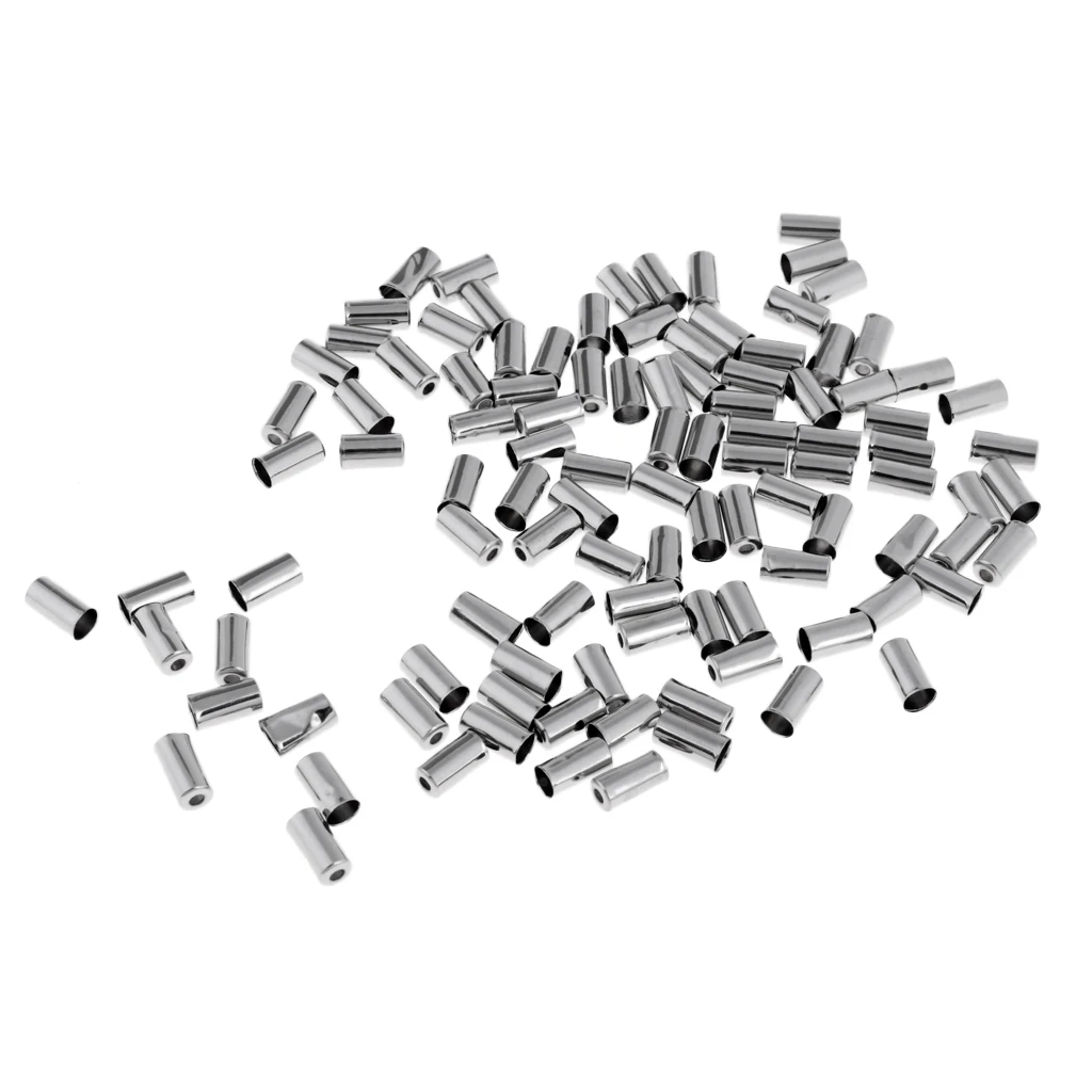 100Pcs Bicycle 5mm Housing End Caps Bike Ferrules Brake Cable Protector for of Bicycles and Adapted Vehicles | Спорт и развлечения