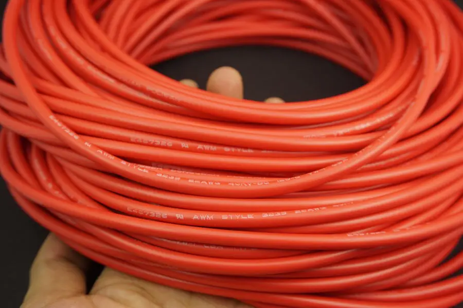 Silicone Wire Super flexible high temperature High Voltage Cable - 22AWG 40KV | Electrical Wires