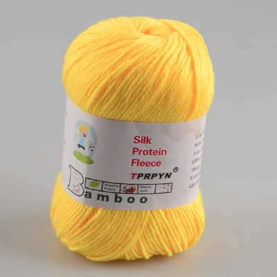 905 gold TPRPYN 50 г = 1 шт. пряжа для вязания, нанометровая Белковая бархатная мягкая пряжа для детской одежды - Цвет: 905 gold