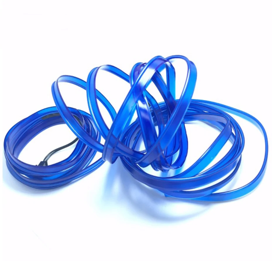 5 м Автомобильная отделка полосы свет для стайлинга автомобиля DIY EL холодная