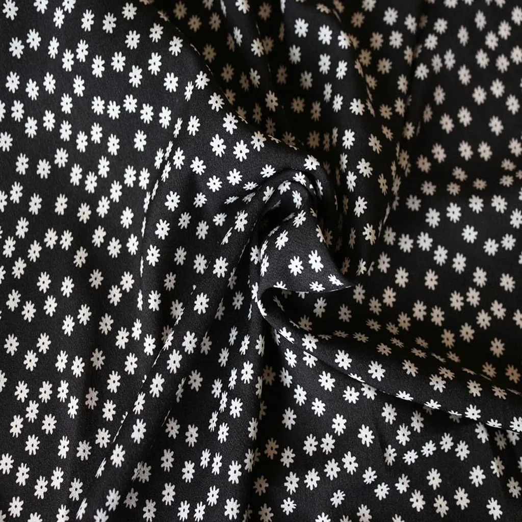 Платье Womail женское длинное с круглым вырезом коротким рукавом и цветочным