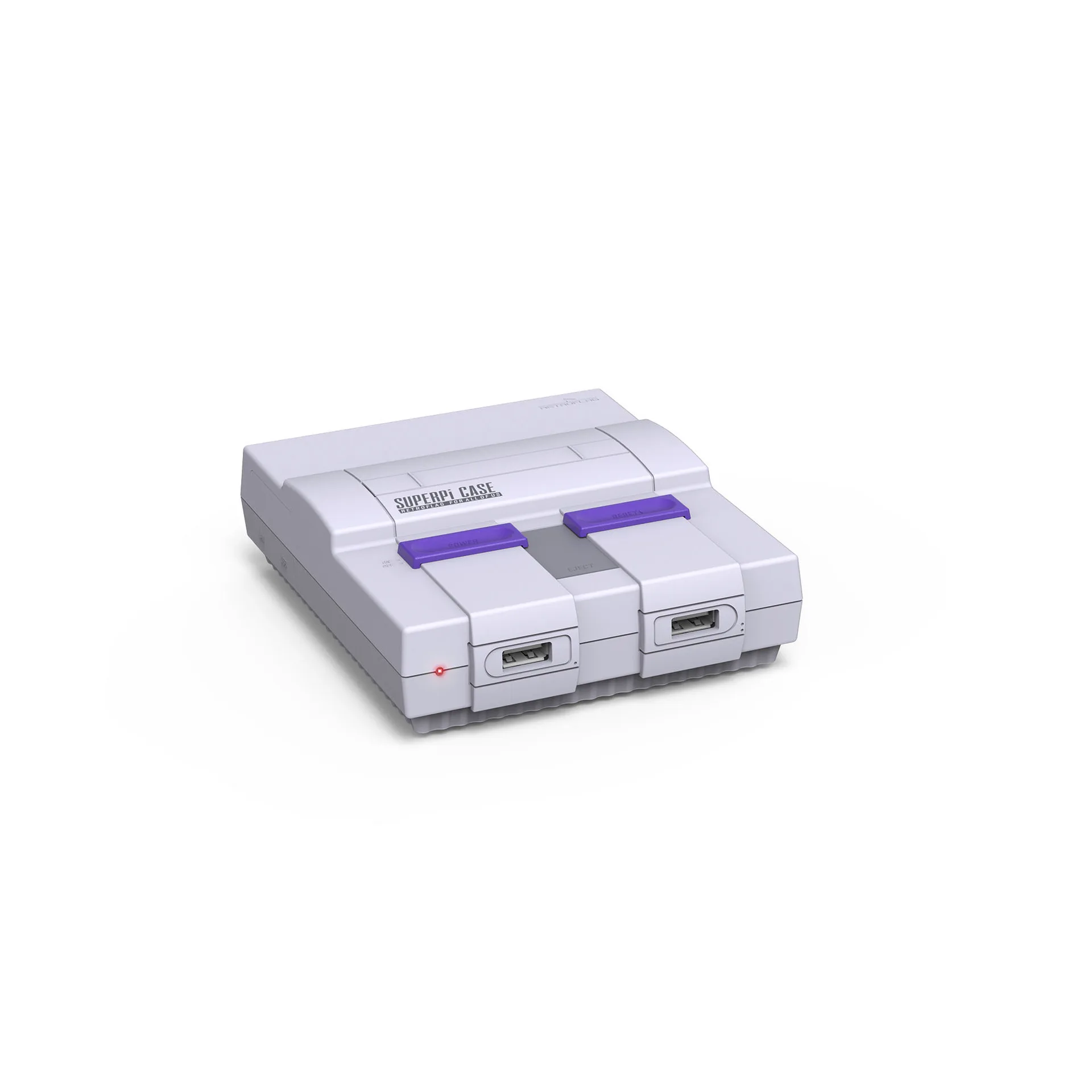 Синий Retroflag SUPERPi чехол-J NESPi чехол с охлаждающим вентилятором+ радиатор для Raspberry Pi 3B Plus(3B+)/3B - Цвет: Синий