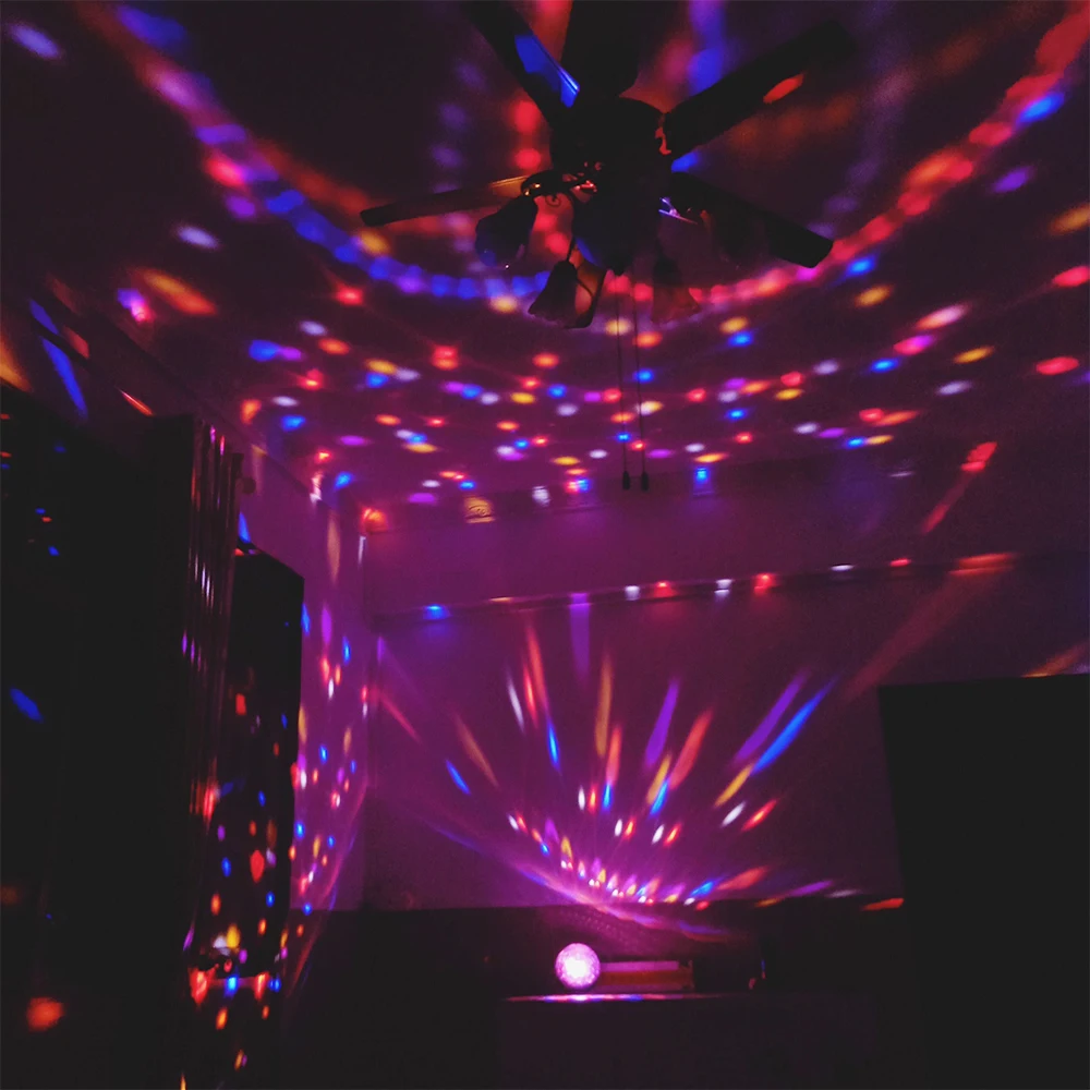 Светодиодный дискошар со стробоскопической вспышкой для DJ волшебный свет этапа