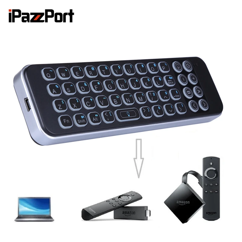IPazzPort KP 810 30BR2 Bluetooth клавиатура Дистанционное управление Мини Беспроводная Air mouse с