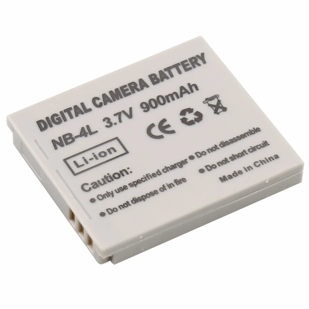 

Аккумулятор Probty NB-4L NB4L NB 4L для Canon PowerShot SD40 SD30 SD200 SD300 SD400 SD430 SD450 SD600 SD630 SD750 SD780 SD940 IS