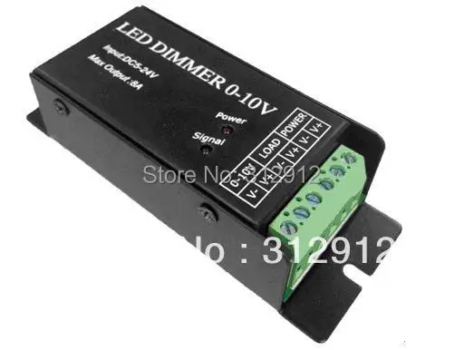 

1 channel 0-10V constant voltage led dimmer;DC5-24V input,8A output