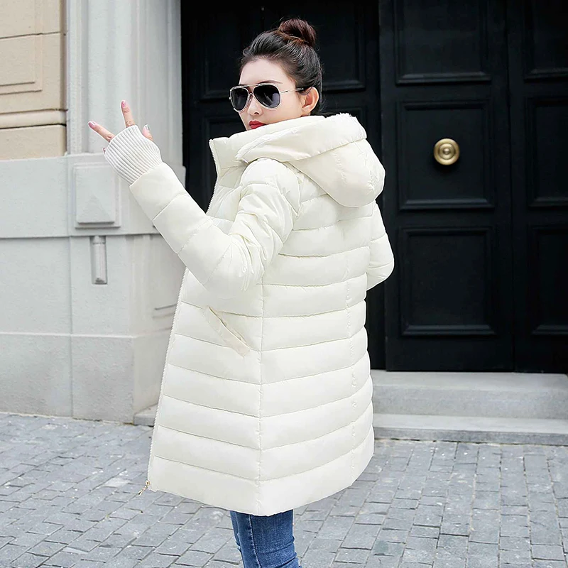 Зимнее пальто Женская утолщенная Парка женская тонкая Длинная зимняя куртка