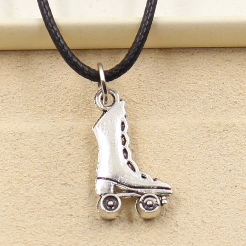 Cord Choker Charm Diy Necklace Pendant Retro Boho Tibetan Silver Color