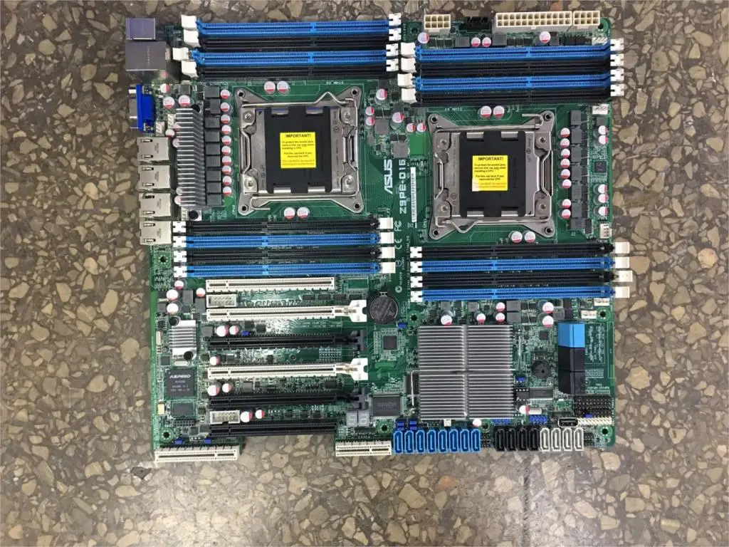 Z9PE-D16/2L dual X79 2011pin C602 чип 2 сетевая карта Поддержка E5-2680V2 рабочая станция дизайн рендеринг игра Виртуальная материнская плата