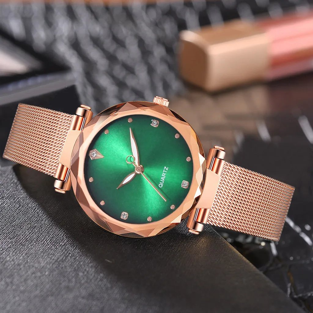 Vansvar повседневные кварцевые часы с браслетом из нержавеющей стали аналоговые