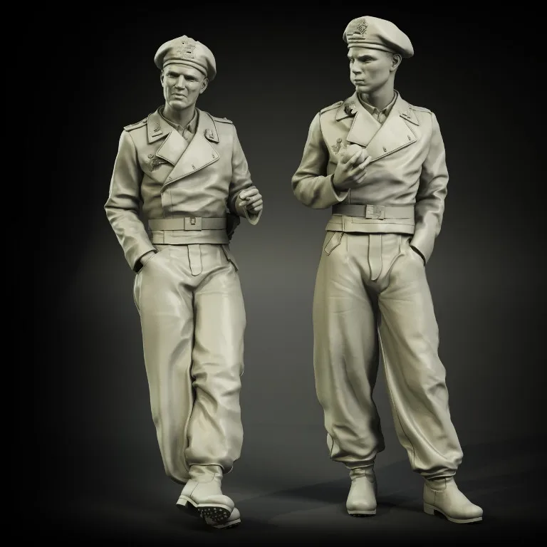 1/35 модельная фигурка из смолы комплект нераскрашенный/921 | Игрушки и хобби