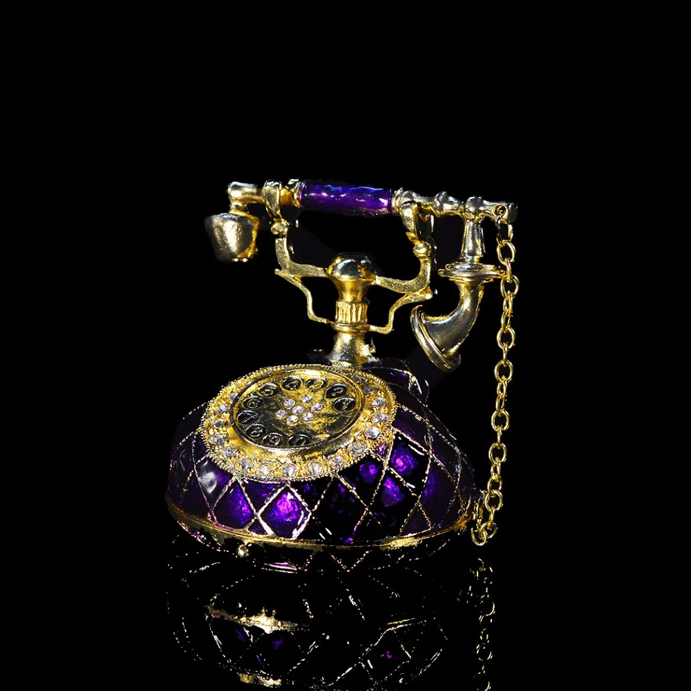 QIFU New Attractive Elegant Violet Telephone Decorations for Family | Дом и сад