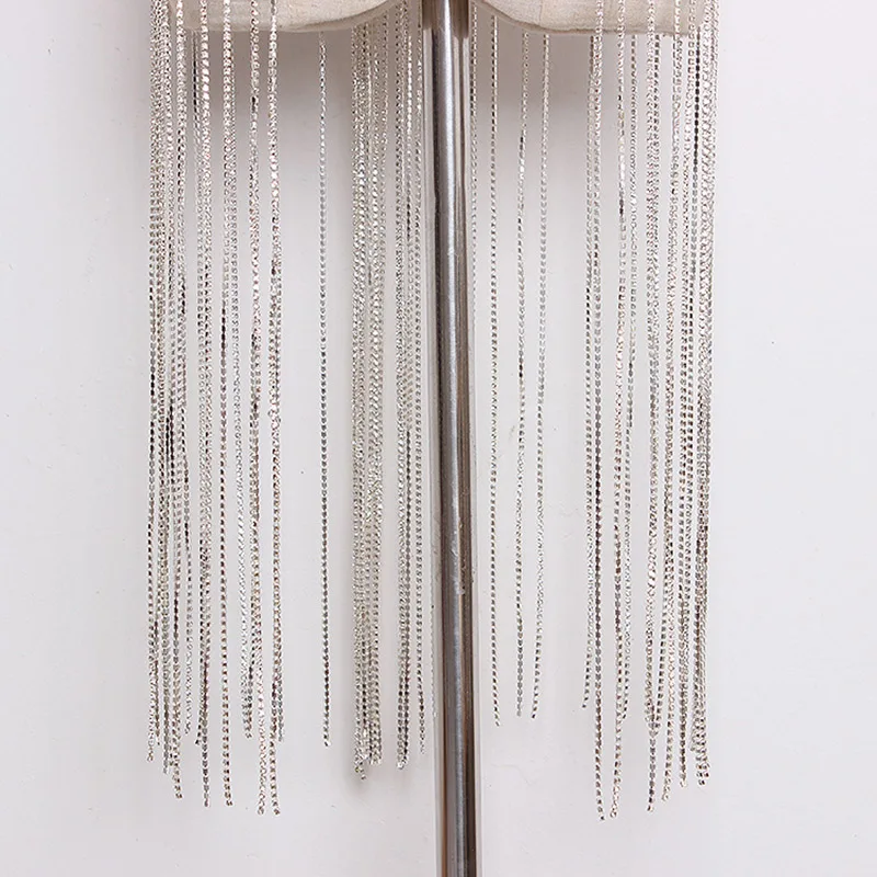 TOYOOSKY 2019 Sexy Women Belts For Bling Bling Long Drill Tassels Lady  PU Waist Black Belts of Party Nightclub for Jeans Dress