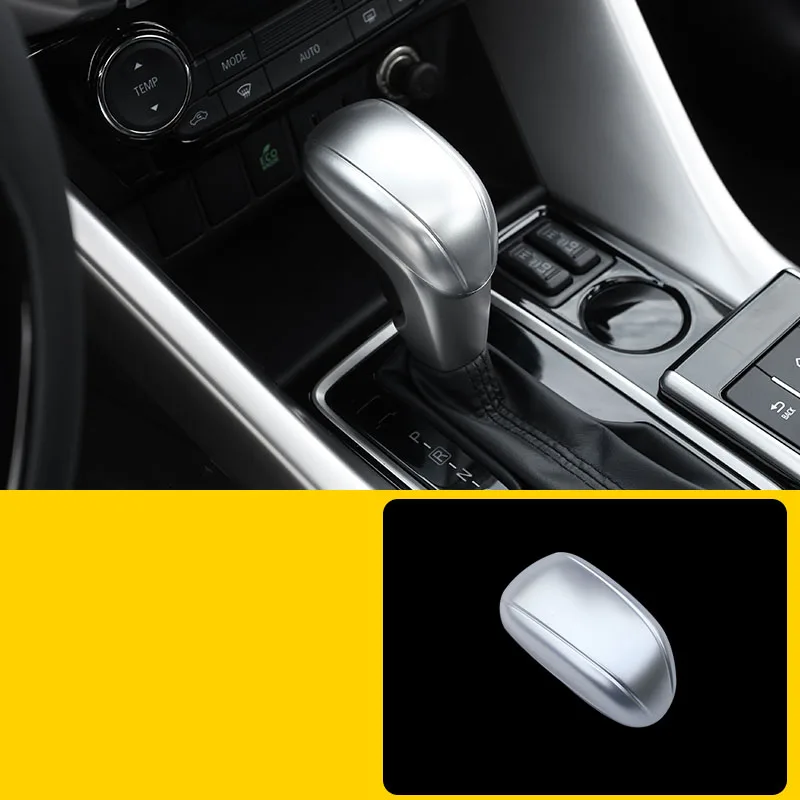 abs chrome 1pcs Подсветка приборной панели панель в управление положение шестерни ручка автомобильные аксессуары для Mitsubishi ECLIPSE CROSS - Цвет: abs chrome 1pcs