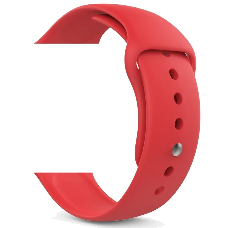 Мягкий силиконовый браслет ремешок для Apple Watch 4 3 2 1 42 мм 38 мм на iWatch 40 мм 44 мм спортивный ремешок+ Защитная пленка для экрана