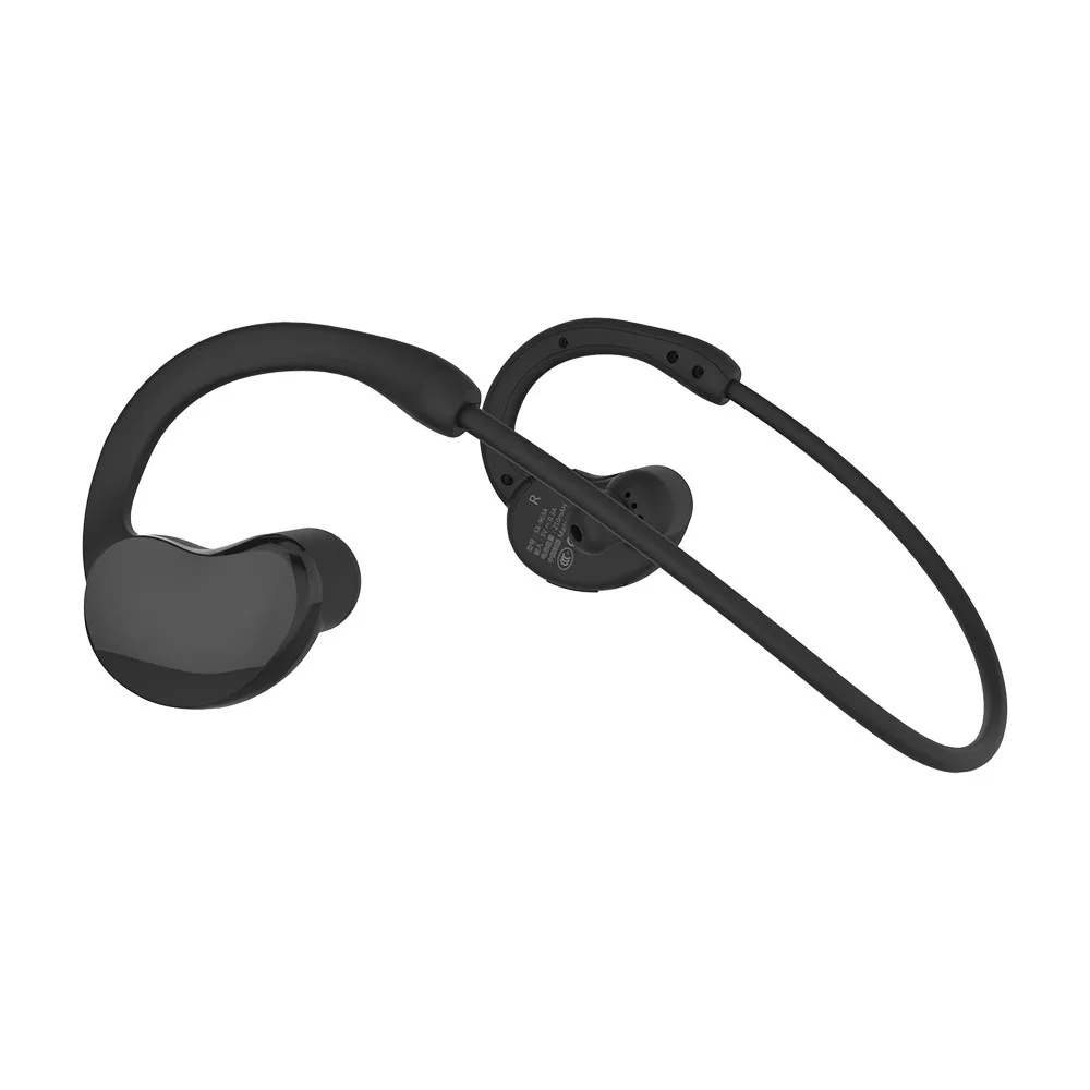 Черный Ralyin 32 Гб mp3 bluetooth наушники 10 часов воспроизведения IPX6 водонепроницаемые беспроводные наушники bluetooth наушники Поддержка OTG mic - Цвет: Черный