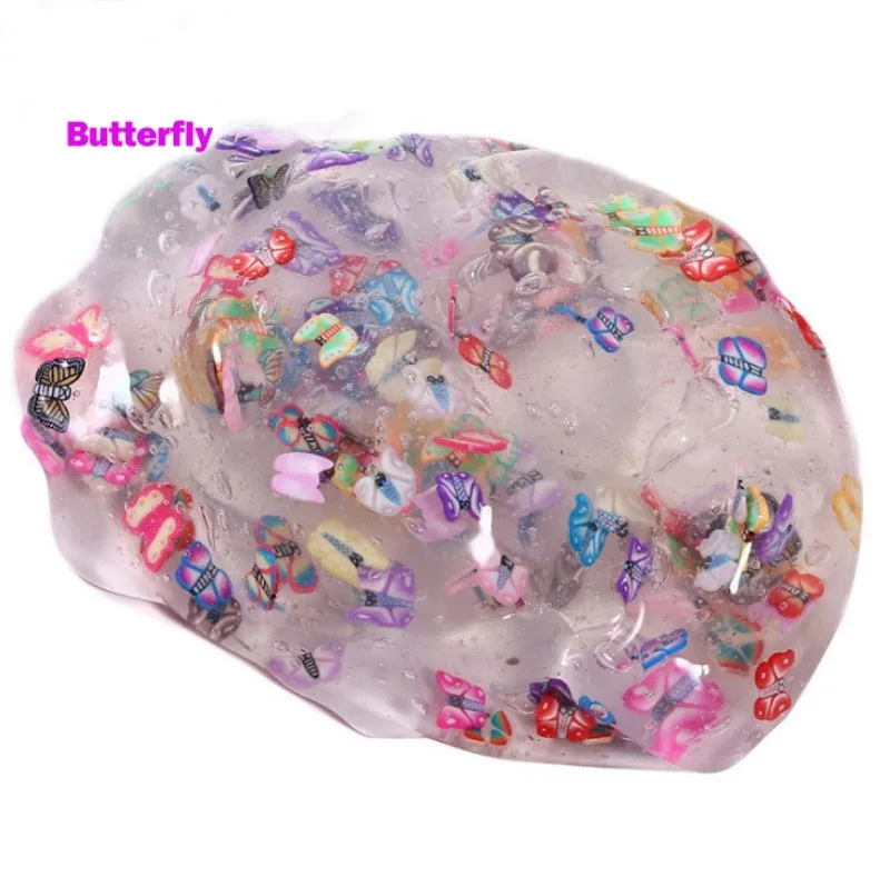 Новая новинка пушистый Floam Slime DIY Алмазная блестящая резиновая грязевая шпатлевка Ароматизированная Ванна снятие стресса без буры дети осадка игрушка развлечение - Цвет: C