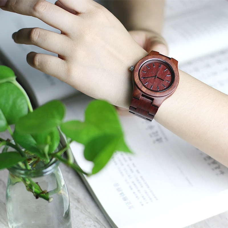 Мужские деревянный Часы лучший бренд роскошных часов 2016 новейшие Япония